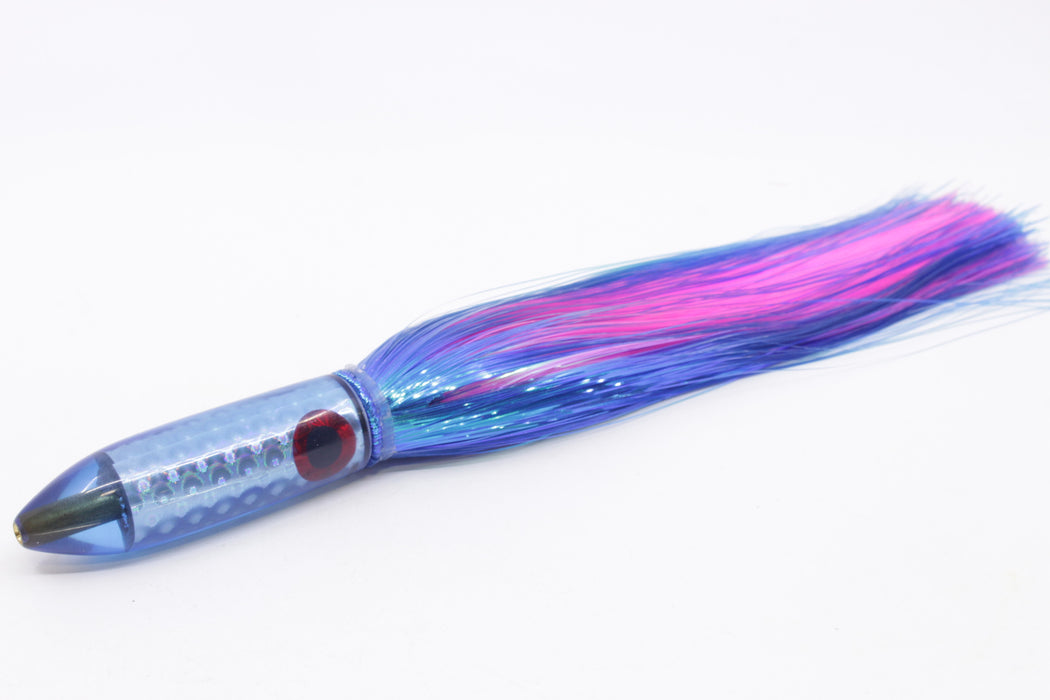 Coggin Lures Blue Rainbow Scale Peanut Stick Bullet 5.5" 3oz Strobez Blue/Pink