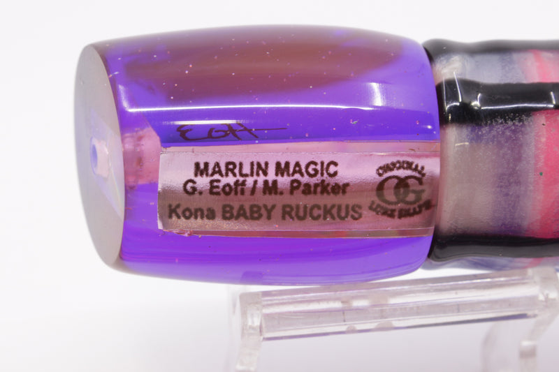 Marlin Magic Pink Mirrored Blue Back Baby Ruckus 10" 6.5oz Skirted Blue Skipjack/Pink