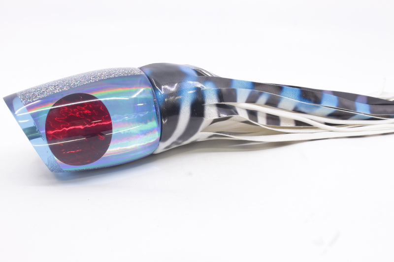 Koya Lures Ice Blue Rainbow Red Eyes XL 861 16" 15oz Fire Tailz Vinyl Wahoo