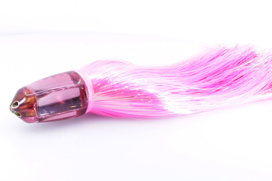 Koya Lures Pink Mirrored 4-Hole Bullet 9"+ 7oz Strobez Pink/Red GZE