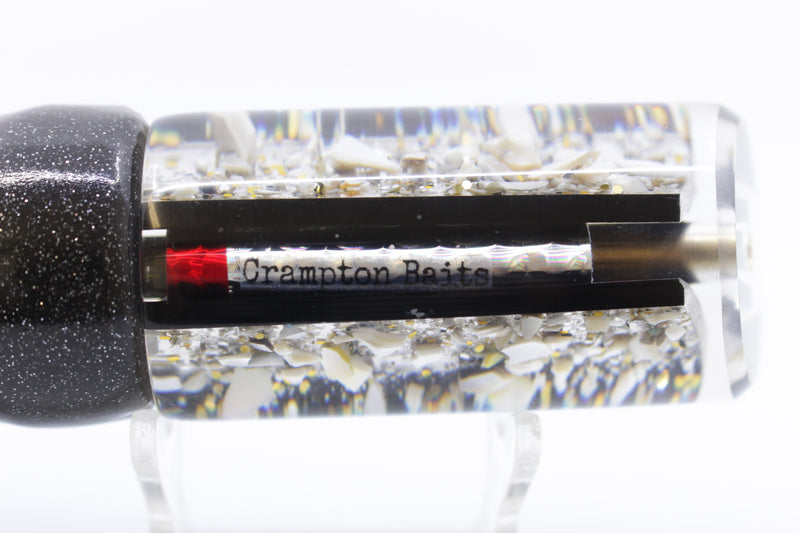 Crampton Baits Black Salt & Pepper Tube 12" 6.5oz Vinyl Black