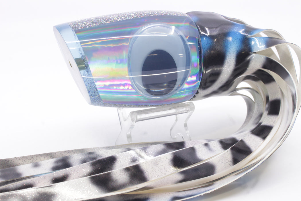 Koya Lures Ice Blue Rainbow Doll Eyes XL 861 16" 15oz Fire Tailz Vinyl Wahoo