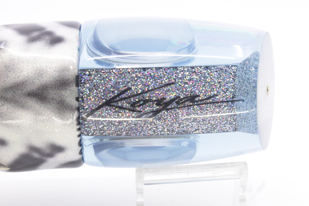 Koya Lures Ice Blue Rainbow Doll Eyes XL 861 16" 15oz Fire Tailz Vinyl Wahoo