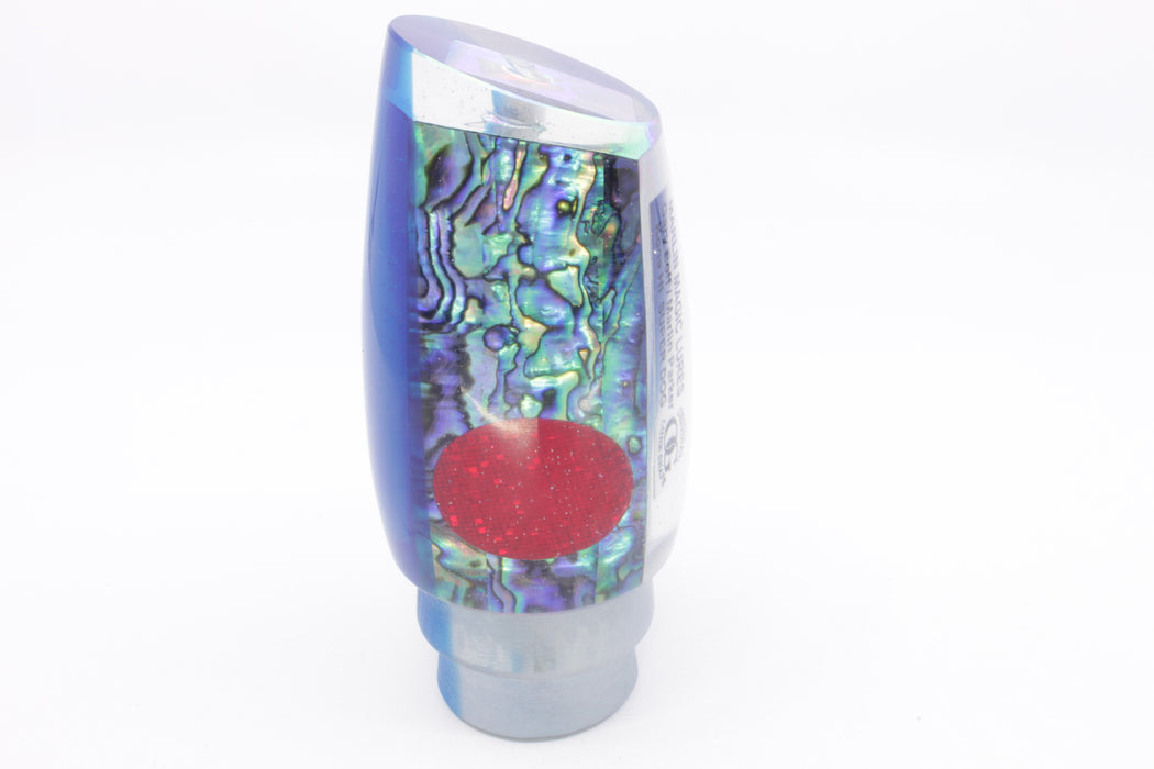 Marlin Magic Lures Paua Shell Blue Back Red Eyes Super Dog 16" 12oz