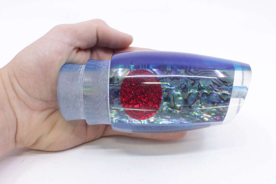 Marlin Magic Lures Paua Shell Blue Back Red Eyes Super Dog 16" 12oz