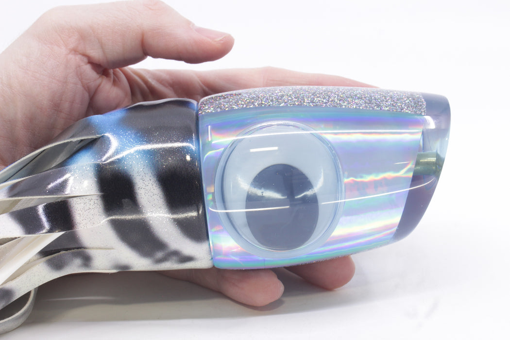 Koya Lures Ice Blue Rainbow Doll Eyes XL 861 16" 15oz Fire Tailz Vinyl Wahoo