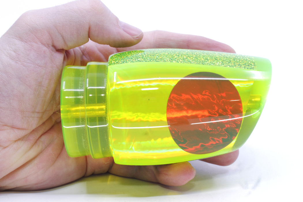 Koya Lures Chartreuse Rainbow Red Eyes XL 861 16" 12oz