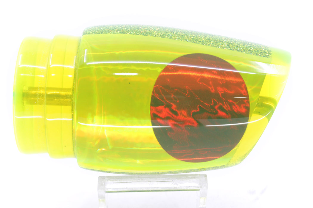 Koya Lures Chartreuse Rainbow Red Eyes XL 861 16" 12oz