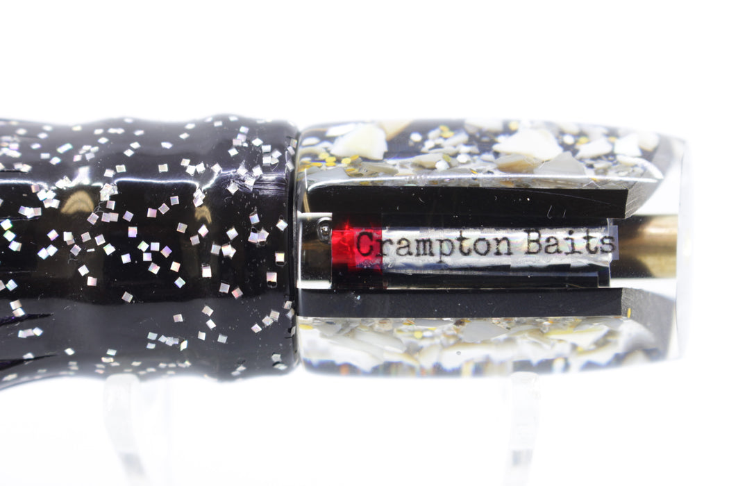 Crampton Baits Black Salt & Pepper Mini HoG 9" 4oz Skirted Black-Silver