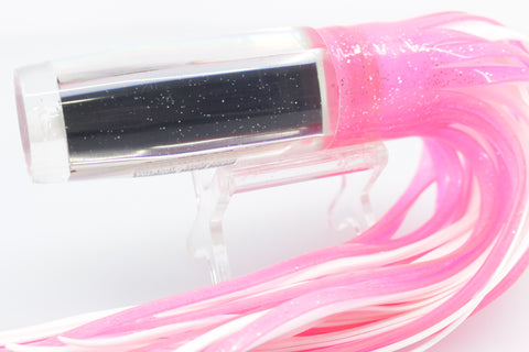 Marlin Magic Clear Mirrored-Rainbow Medium Hard Head 9" 5oz Skirted Pink-White
