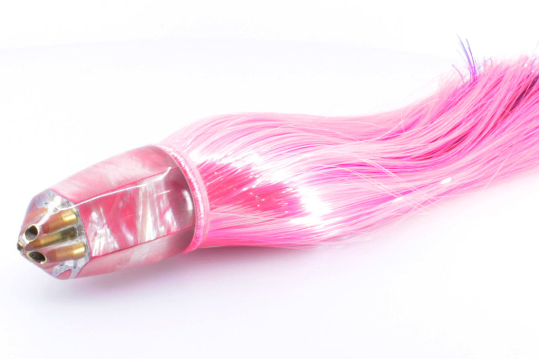 Koya Lures Pink MOP 4-Hole Bullet 9"+ 7oz Strobez Pink/Purple GZE