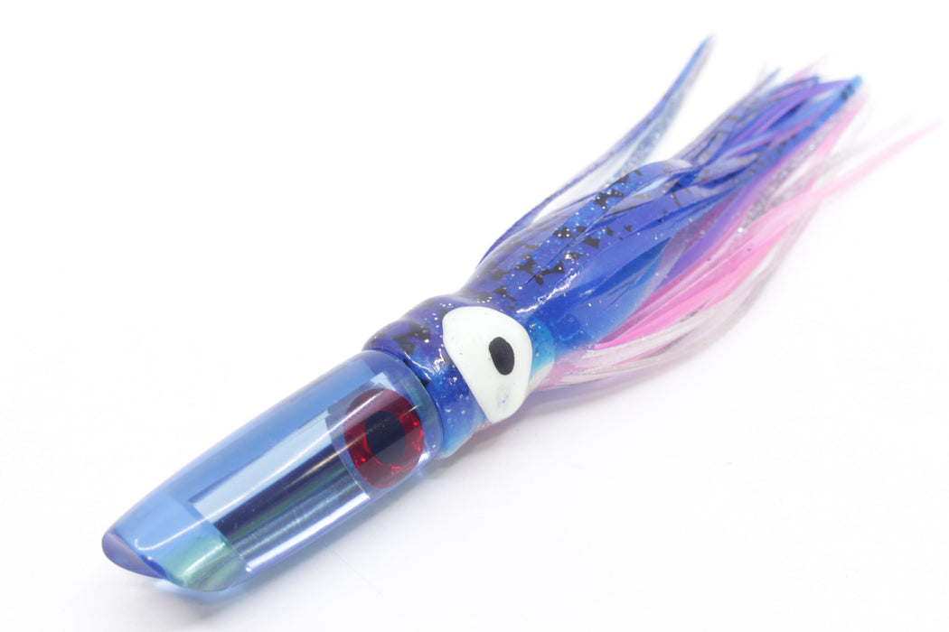 Coggin Lures Ice Blue Mirrored 70's Peanut Swimmer 4.5" 1oz Skirted