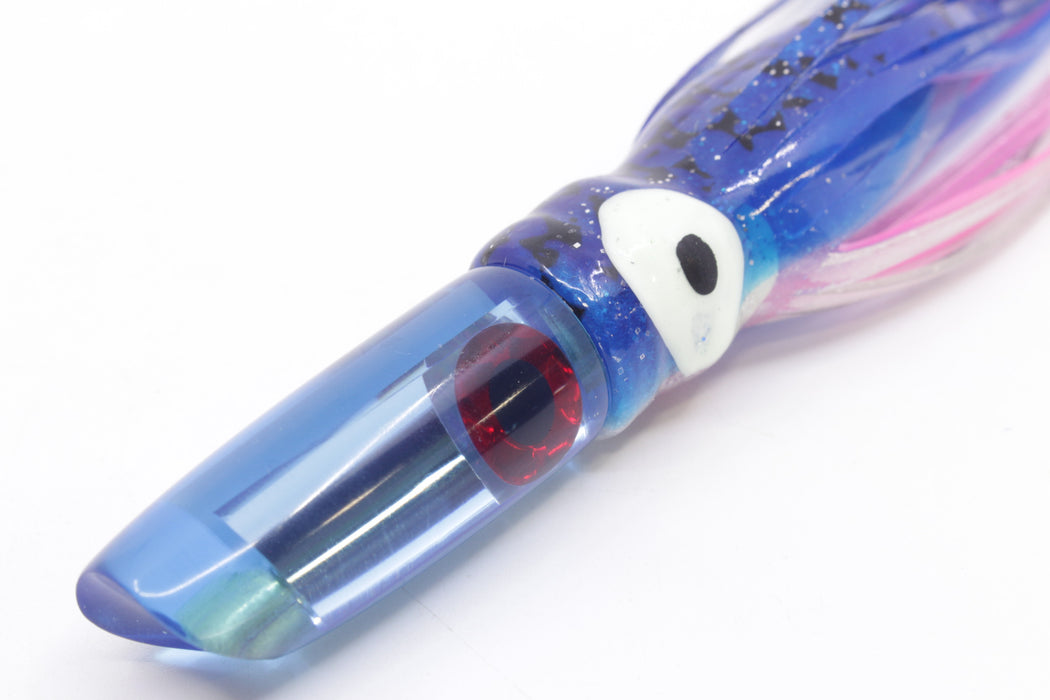 Coggin Lures Ice Blue Mirrored 70's Peanut Swimmer 4.5" 1oz Skirted