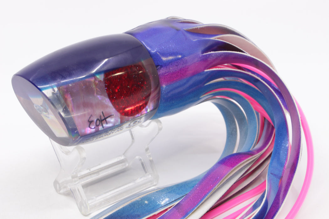 Marlin Magic Pink Awabi Blue Back Red Eyes Smokey Joe 12" 8.5oz Fire Tailz Vinyl