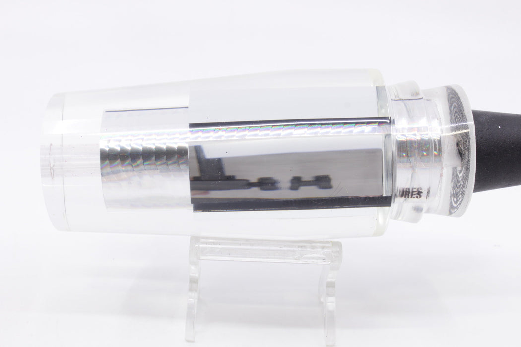 Aloha Lures Clear Mirrored Silver Rainbow Scale Sundowner 14" 8oz EZ-K