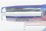 Marlin Magic Mirrored-Rainbow Blue Back Medium Hard Head 9" 5oz Skirted