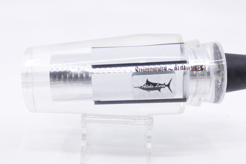 Aloha Lures Clear Mirrored Silver Rainbow Scale Sundowner 14" 8oz EZ-K