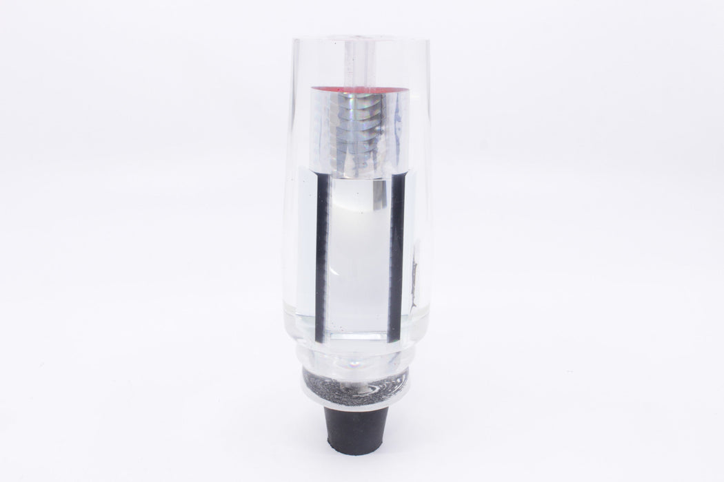 Aloha Lures Clear Mirrored Silver Rainbow Scale Sundowner 14" 8oz EZ-K