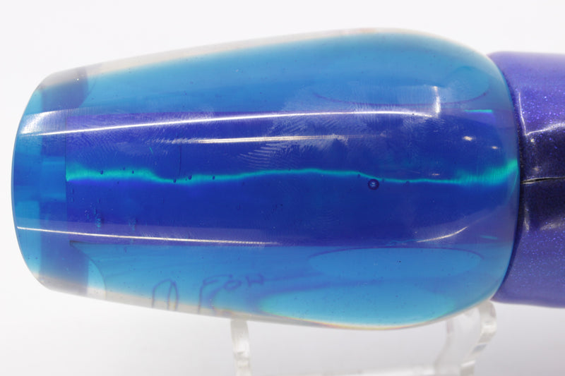 Marlin Magic White Awabi Blue Back Red Eyes Captain's Choice 14" 11oz Fire Tailz Vinyl