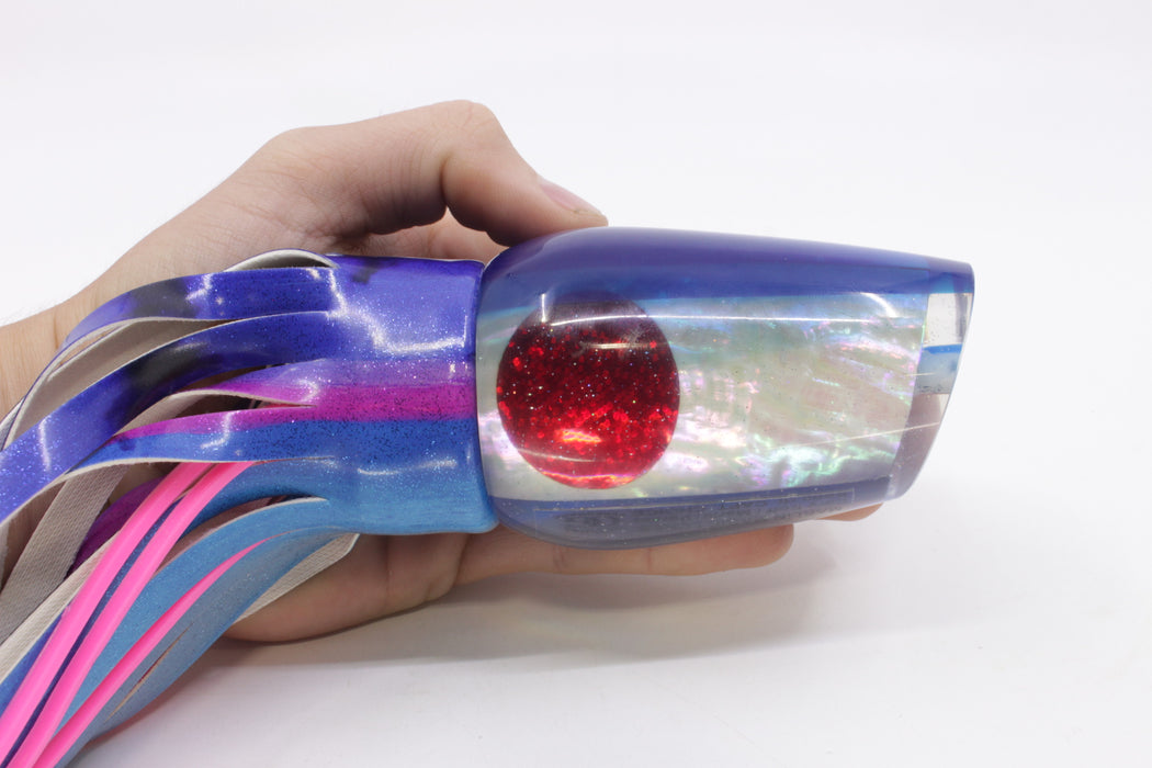 Marlin Magic White Awabi Blue Back Red Eyes Captain's Choice 14" 11oz Fire Tailz Vinyl