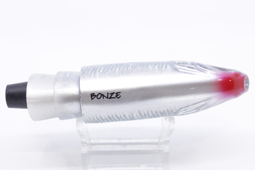 Bonze Lures Silver Rainbow Blue Dot Back Weapon X 12" 8.3oz