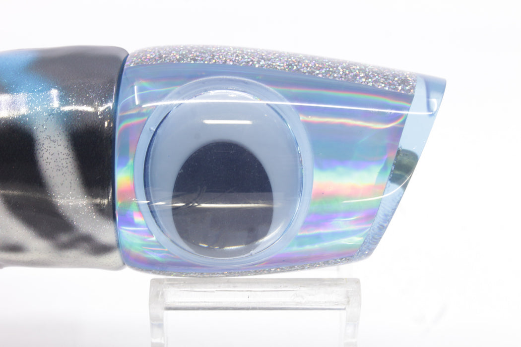 Koya Lures Ice Blue Rainbow Doll Eyes Large 861 14" 10oz Fire Tailz Vinyl Wahoo