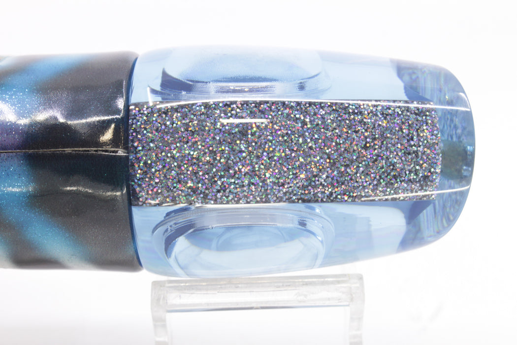 Koya Lures Ice Blue Rainbow Doll Eyes Large 861 14" 10oz Fire Tailz Vinyl Wahoo