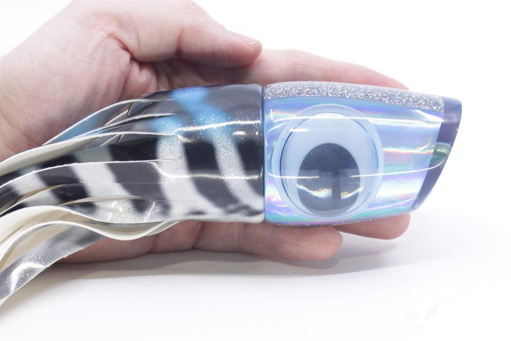 Koya Lures Ice Blue Rainbow Doll Eyes Large 861 14" 10oz Fire Tailz Vinyl Wahoo