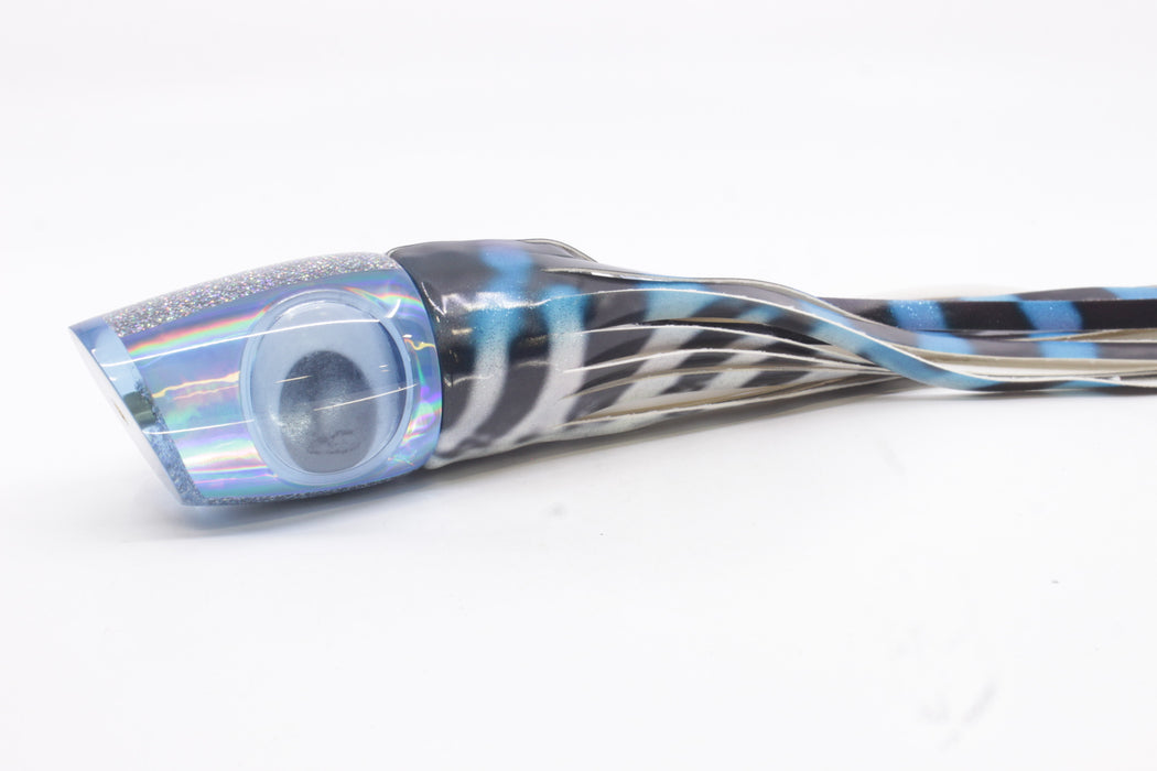 Koya Lures Ice Blue Rainbow Doll Eyes Large 861 14" 10oz Fire Tailz Vinyl Wahoo