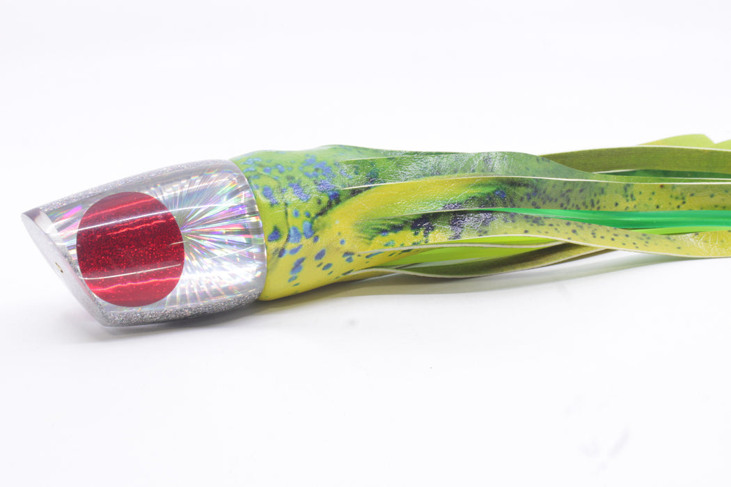 Koya Lures Silver Rainbow Starburst Red Eyes Large 861 14" 9oz ALV Yellow Mahi