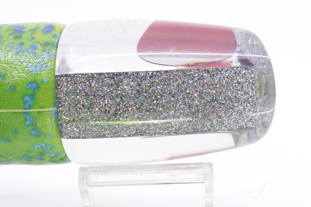 Koya Lures Silver Rainbow Starburst Red Eyes Large 861 14" 9oz ALV Yellow Mahi