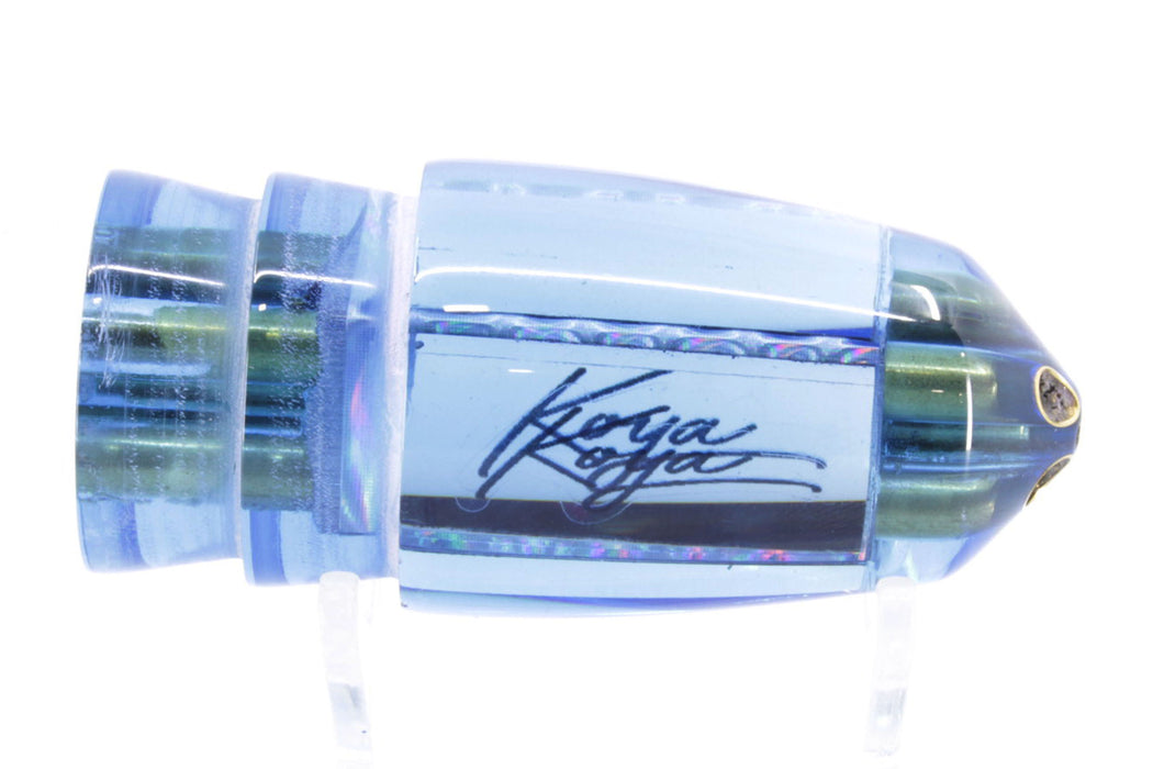 Koya Lures Blue Mirrored 4-Hole Bullet 9"+ 6oz GZE