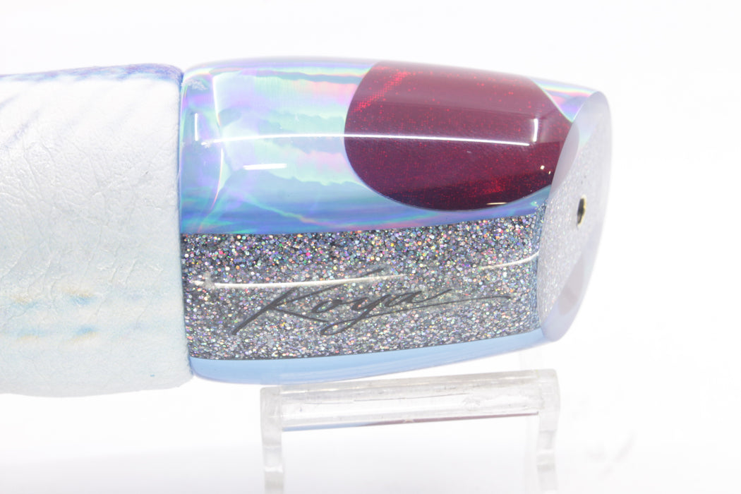 Koya Lures Ice Blue Rainbow Red Eyes Large 861 14" 9oz ALV Blue Ballyhoo