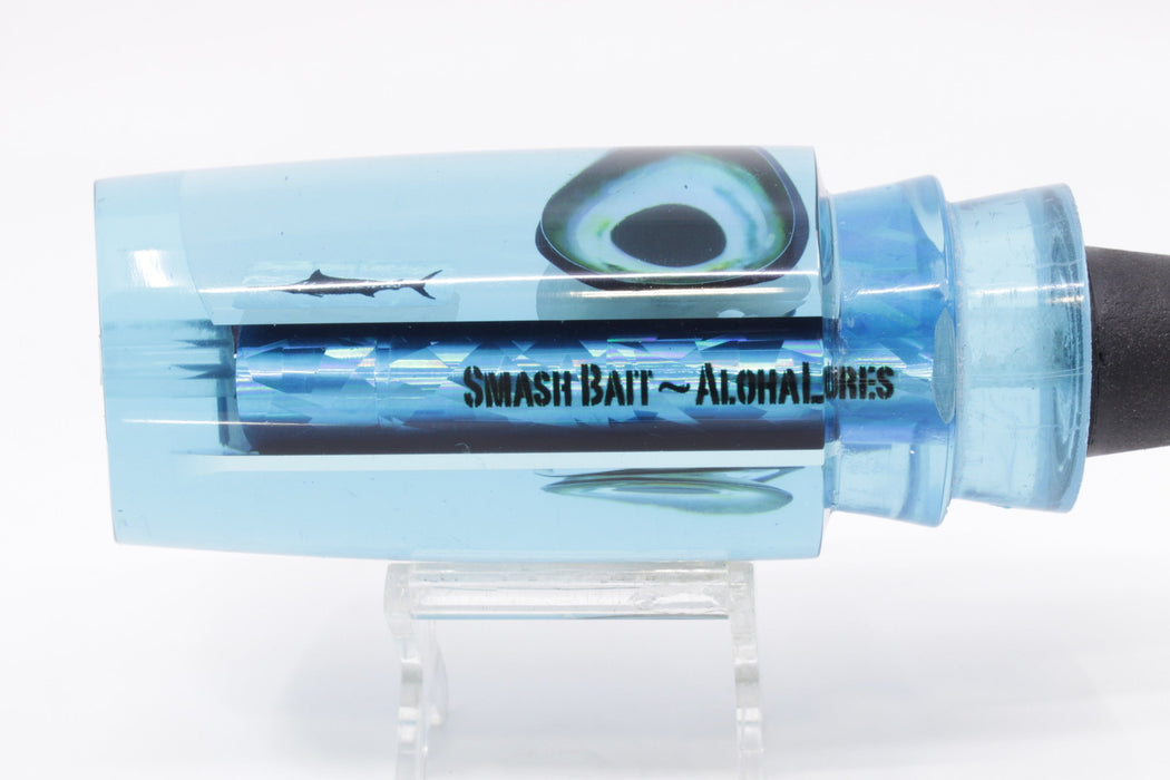 Aloha Lures Ice Blue Mirrored Ice Blue Rainbow Taxi Eyes Smash Bait 14" 9.5oz EZ-K