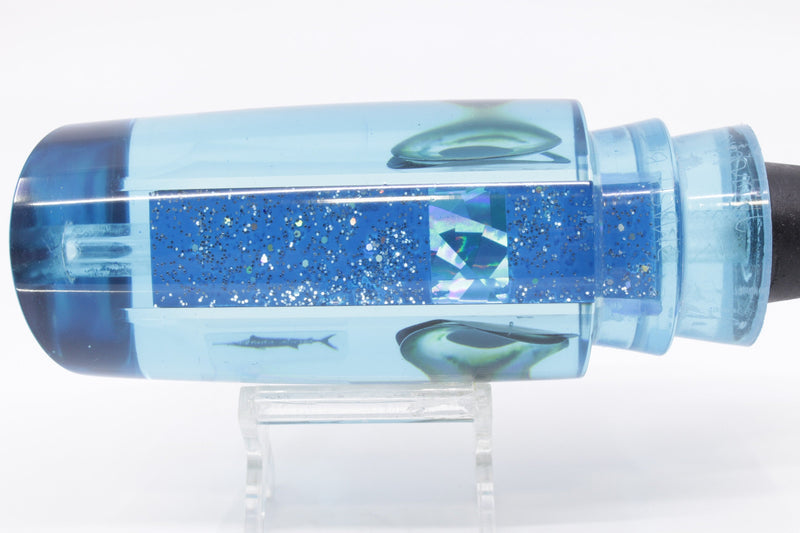 Aloha Lures Ice Blue Mirrored Ice Blue Rainbow Taxi Eyes Smash Bait 14" 9.5oz EZ-K