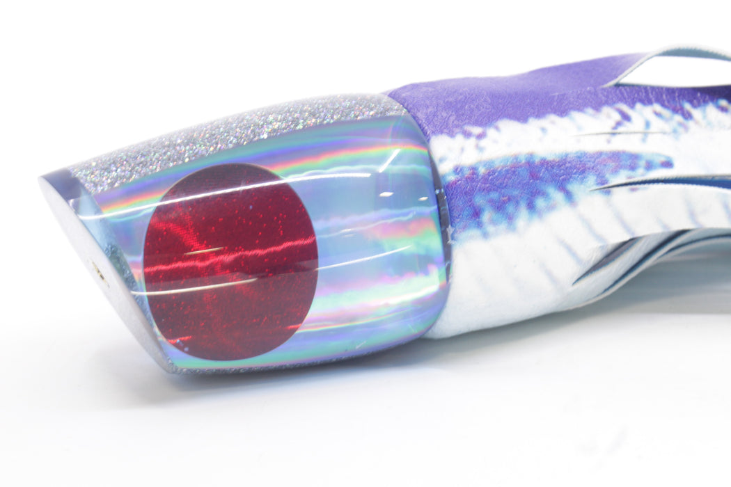 Koya Lures Ice Blue Rainbow Red Eyes Large 861 14" 9oz ALV Blue Ballyhoo