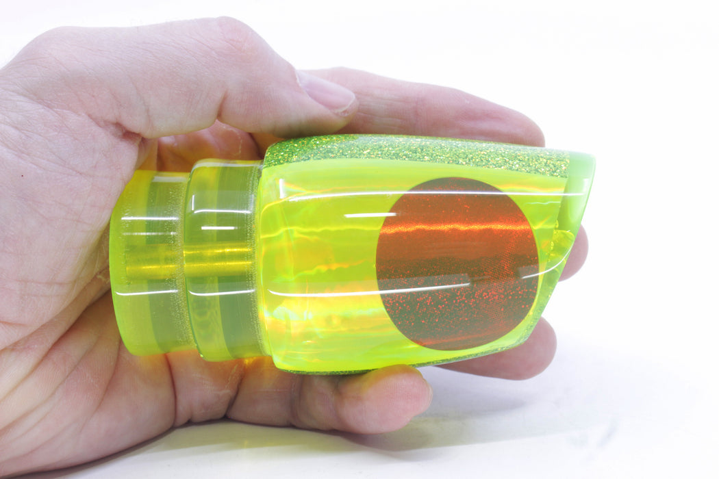 Koya Lures Chartreuse Rainbow Red Eyes Large 861 14" 6.7oz