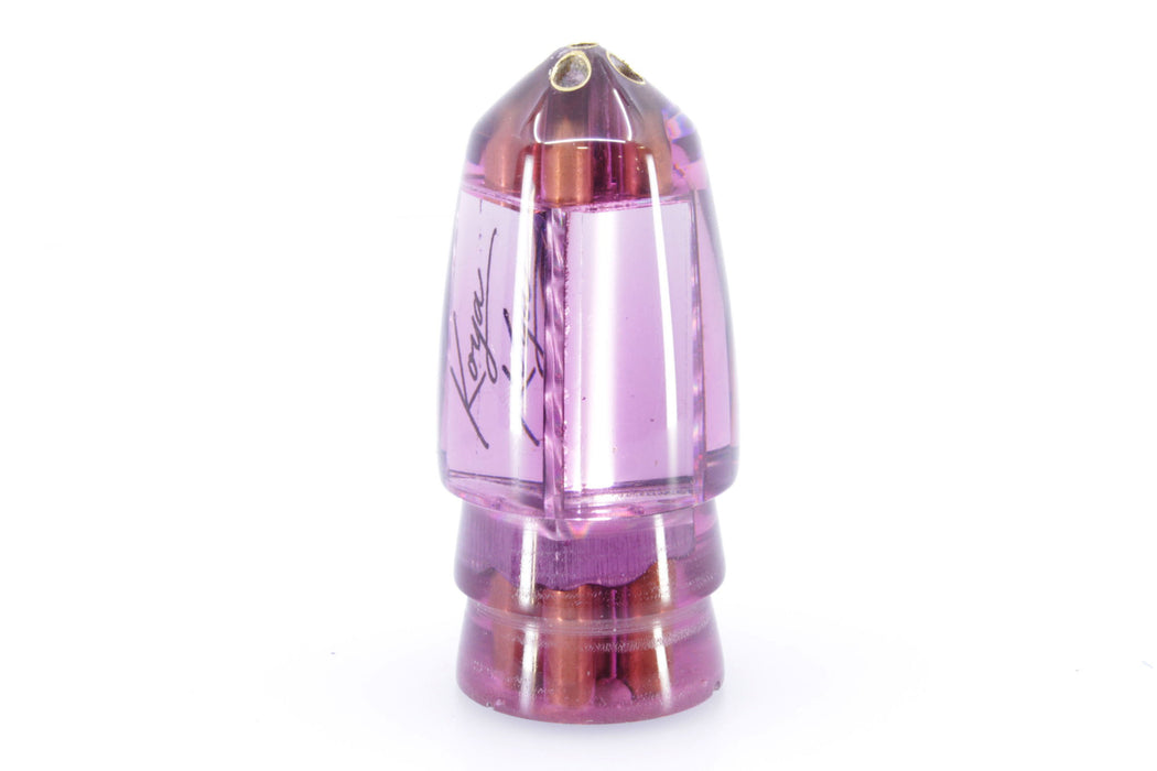 Koya Lures Purple Mirrored 4-Hole Bullet 9"+ 6oz GZE