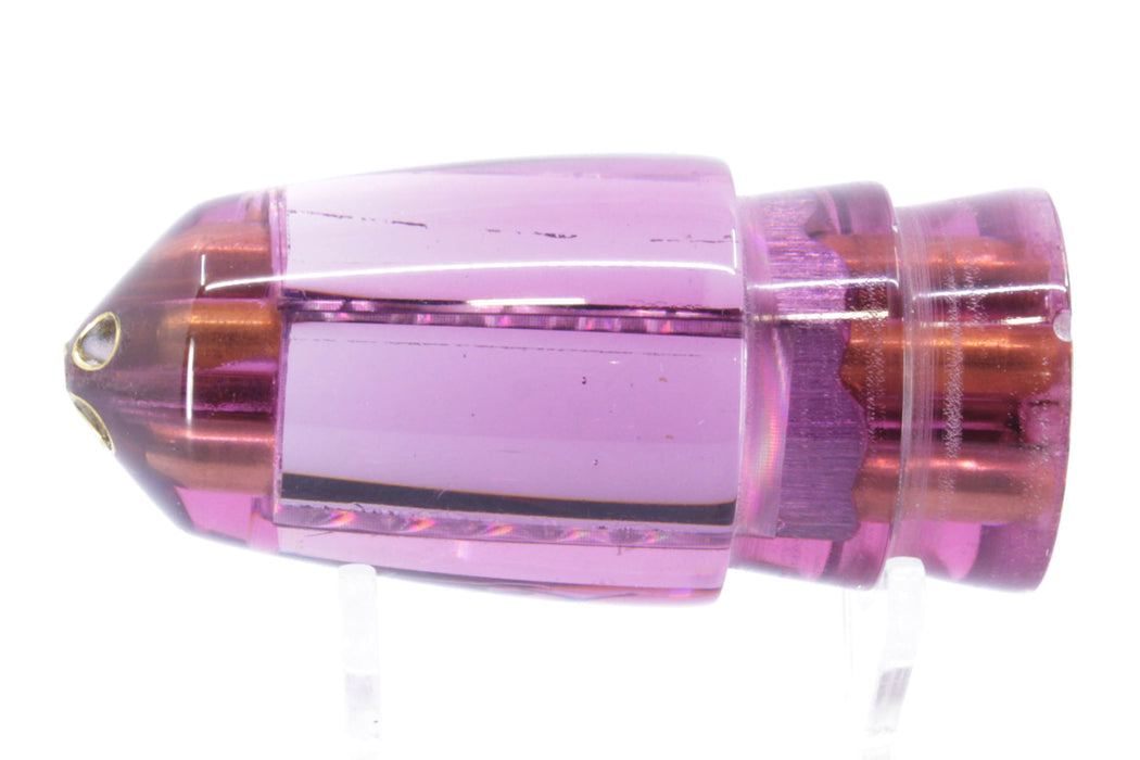 Koya Lures Purple Mirrored 4-Hole Bullet 9"+ 6oz GZE