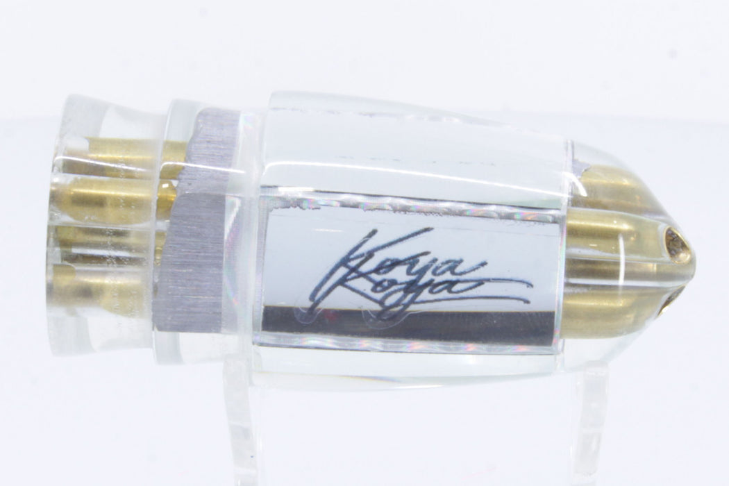 Koya Lures Clear Mirrored 4-Hole Bullet 9"+ 6oz GZE