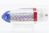 Crampton Baits Silver Rainbow Scale Blue Pearl Tip XL Bullet 12" 6.5oz