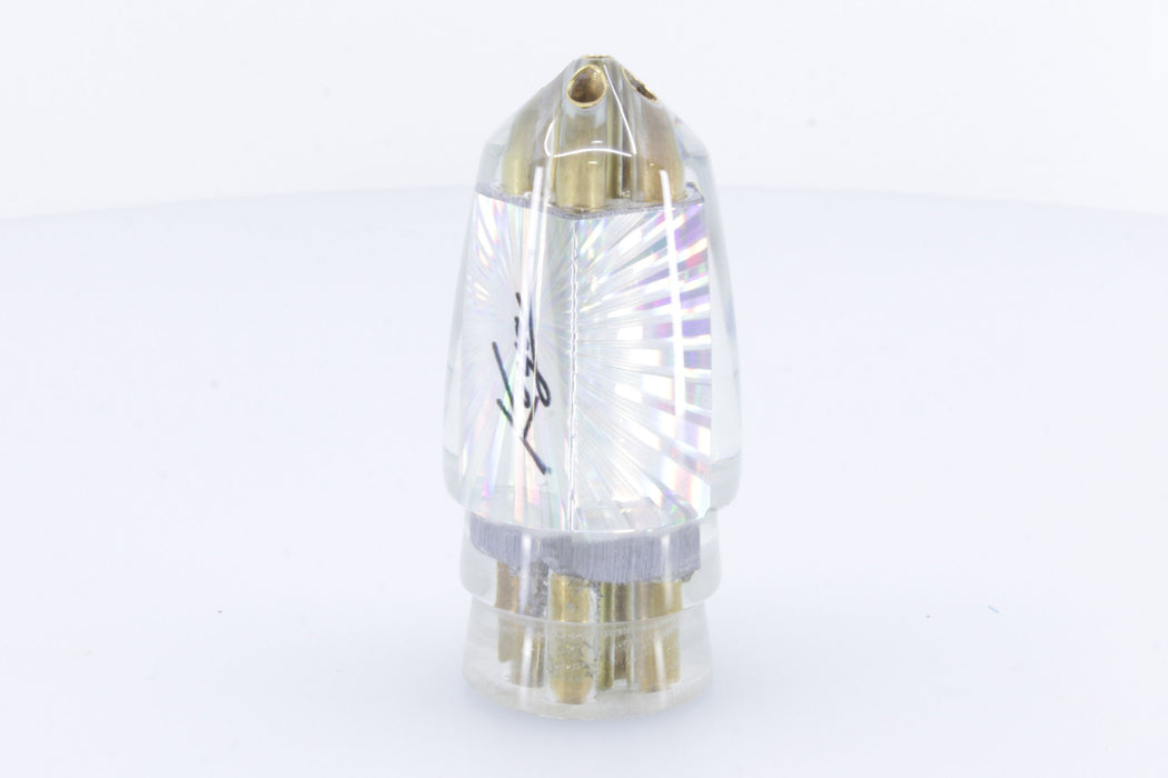 Koya Lures Silver Rainbow Starburst 4-Hole Bullet 9"+ 6oz GZE