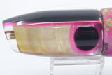 Crampton Baits Real Golden MOP Black-Pink Back Plunger 12" 7oz Pink Mahi ALV Vinyl