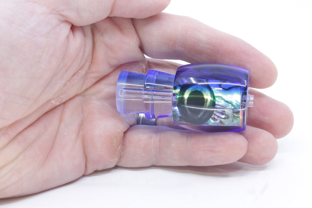 Moyes Lures Paua Shell Blue Back Taxi Eyes Large Tang 9" 2oz