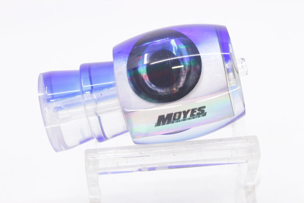 Moyes Lures White MOP Blue Back Taxi Eyes Large Tang 9" 2oz