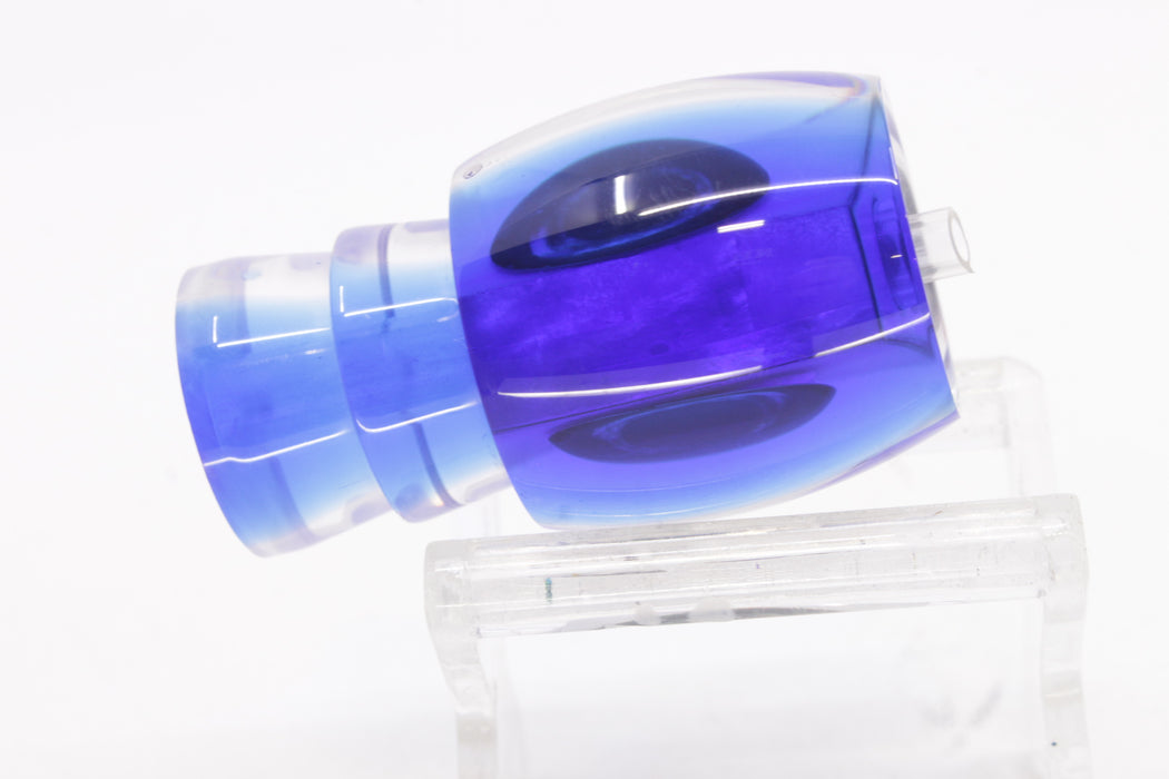 Moyes Lures White MOP Blue Back Taxi Eyes Large Tang 9" 2oz