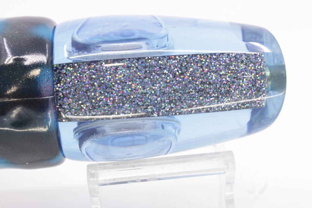 Koya Lures Ice Blue Rainbow Doll Eyes Medium 861 12" 8oz Fire Tailz Vinyl Wahoo