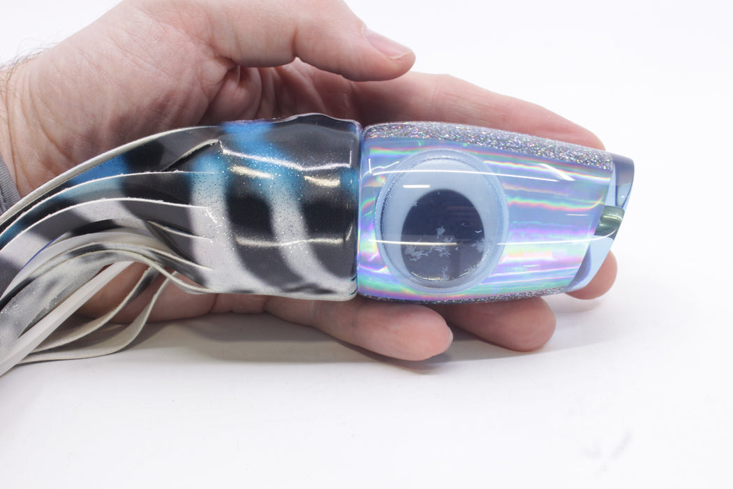 Koya Lures Ice Blue Rainbow Doll Eyes Medium 861 12" 8oz Fire Tailz Vinyl Wahoo