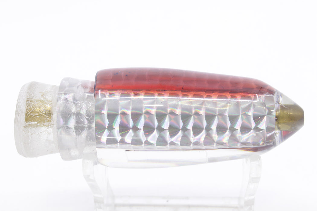 Joe Yee Lures by KEGZ Silver Rainbow Root Beer Back #1 Lead Shorty Bullet 9" 4oz