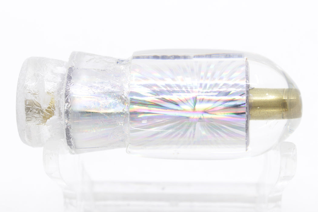 Joe Yee Lures by KEGZ Silver Rainbow Starburst Dum Dum Bullet 7" 2oz